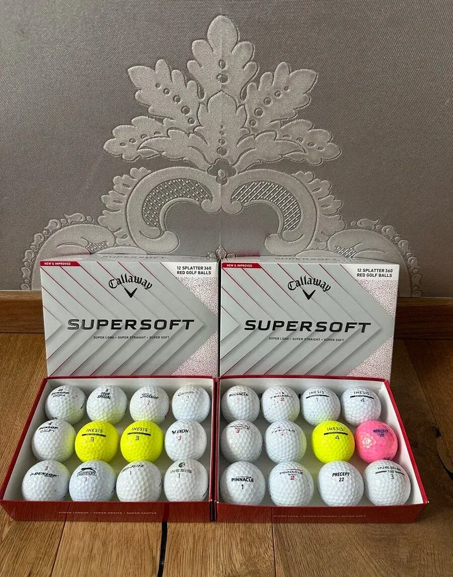 Hrané golfové míčky - 24 kusů - žádný není Practice