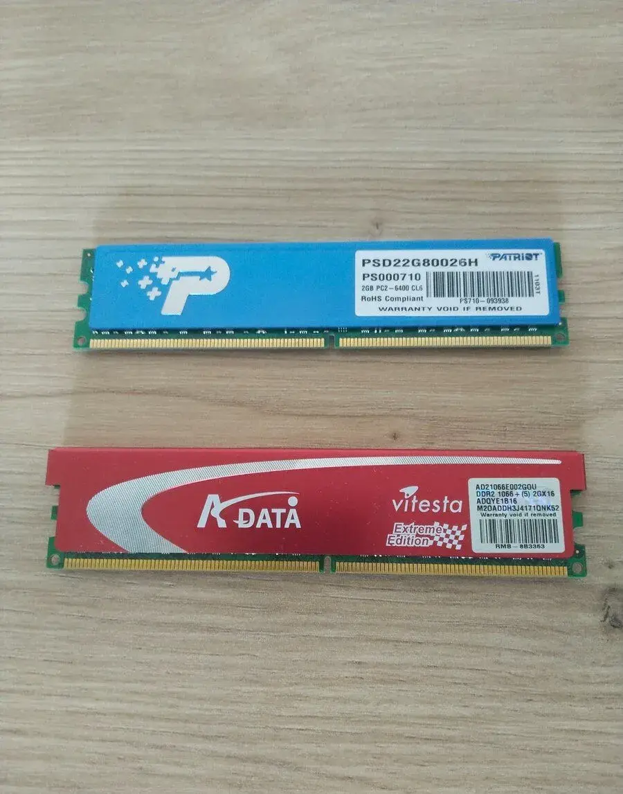 2x ram DDR2 2GB