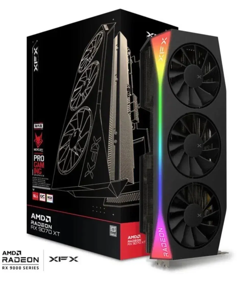 XFX Mercury AMD Radeon RX 9070 XT OC Gaming Edition