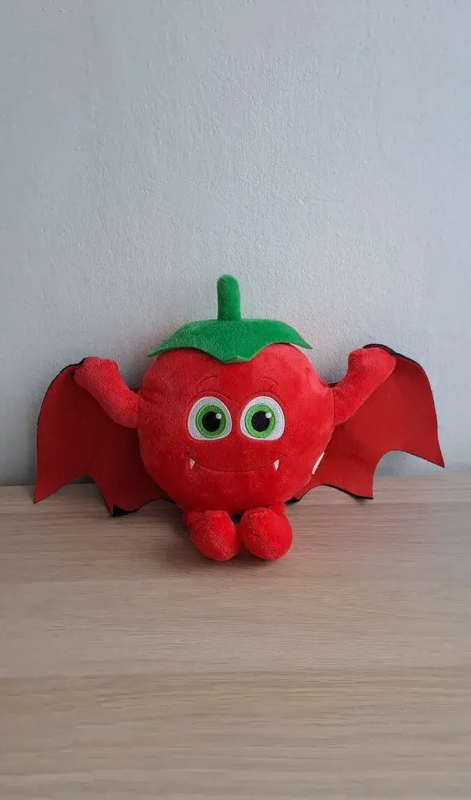 Plyšové rajče upír - Billa - Halloween