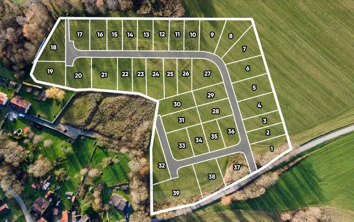 Podej pozemků, od 600 m2 po 1867 m2, Kaplice - Mostky