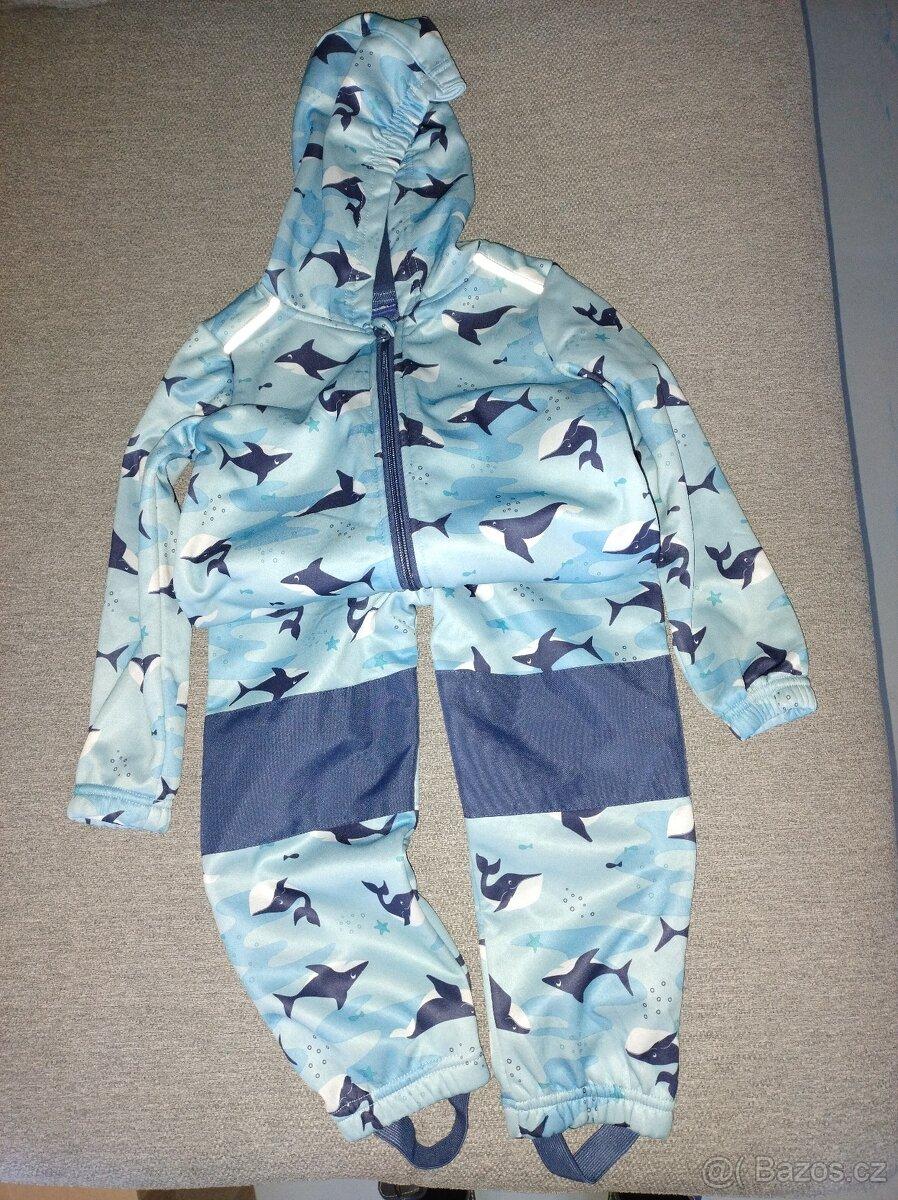Podzimní kombinéza softshell 110/116