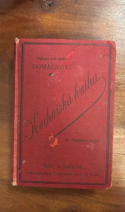 Kuchařská kniha (1921) M. D. Rettigová, 14.vydání