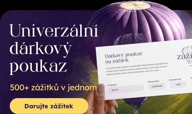 Dárkový poukaz na zážitek - v hodnotě 2000,-Kč