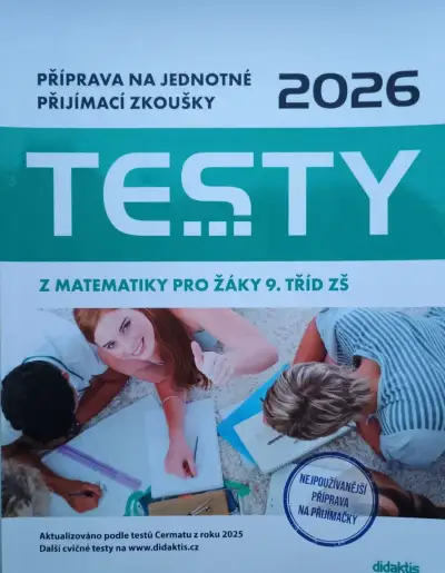 Testy přijímačky na SŠ r. 2026 z matematiky