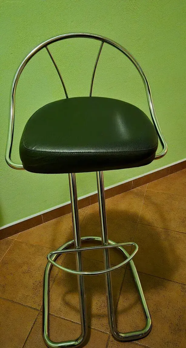 Barové židle - chromované (výška sedáku 82 cm)