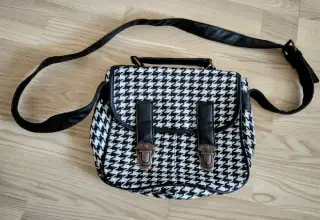 Kabelka se vzorem kohoutí stopa - houndstooth