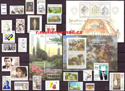 Kompletní ročník známek 2023 (čisté, nepoužité)