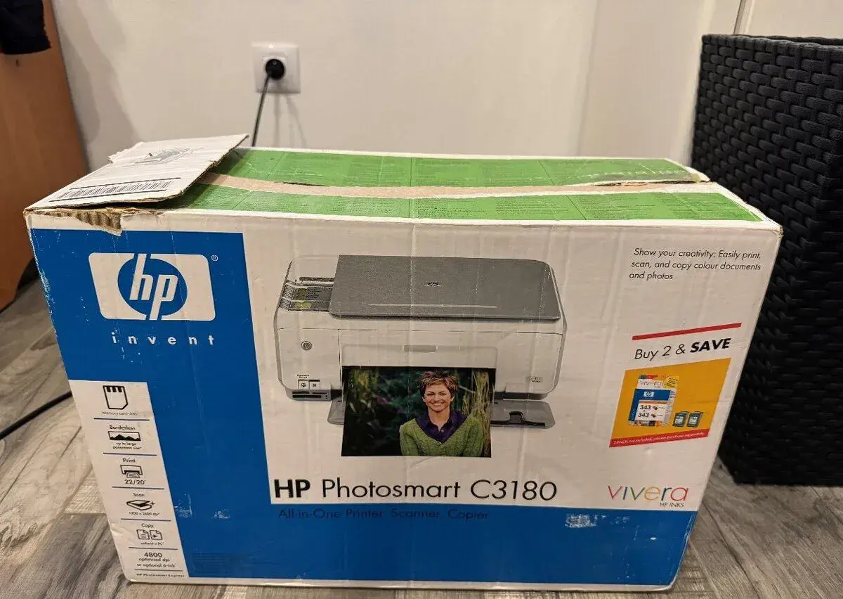 HP Photosmart C3180 – tiskárna/skener/kopírka – plně funkční