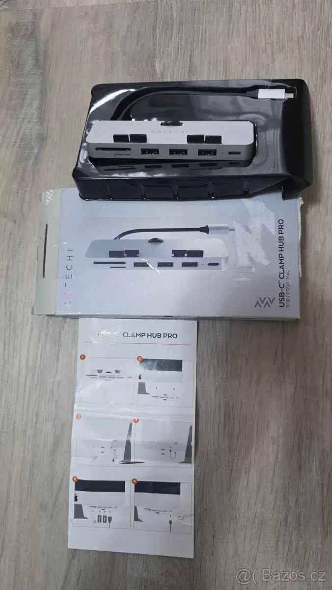 Satechi USB‑C Hub pro Apple iMac (stříbrný) – elegantní