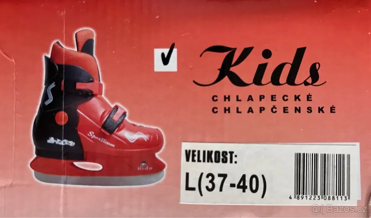 Dětské - chlapecké brusle 37-40