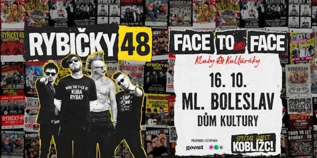 RYBIČKY 48 - Mladá Boleslav 16.10.2026 - Na prodej: vstupenky.
