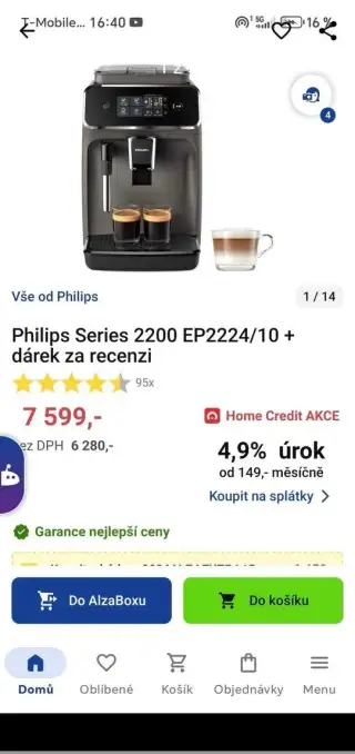 Kávovar Philips