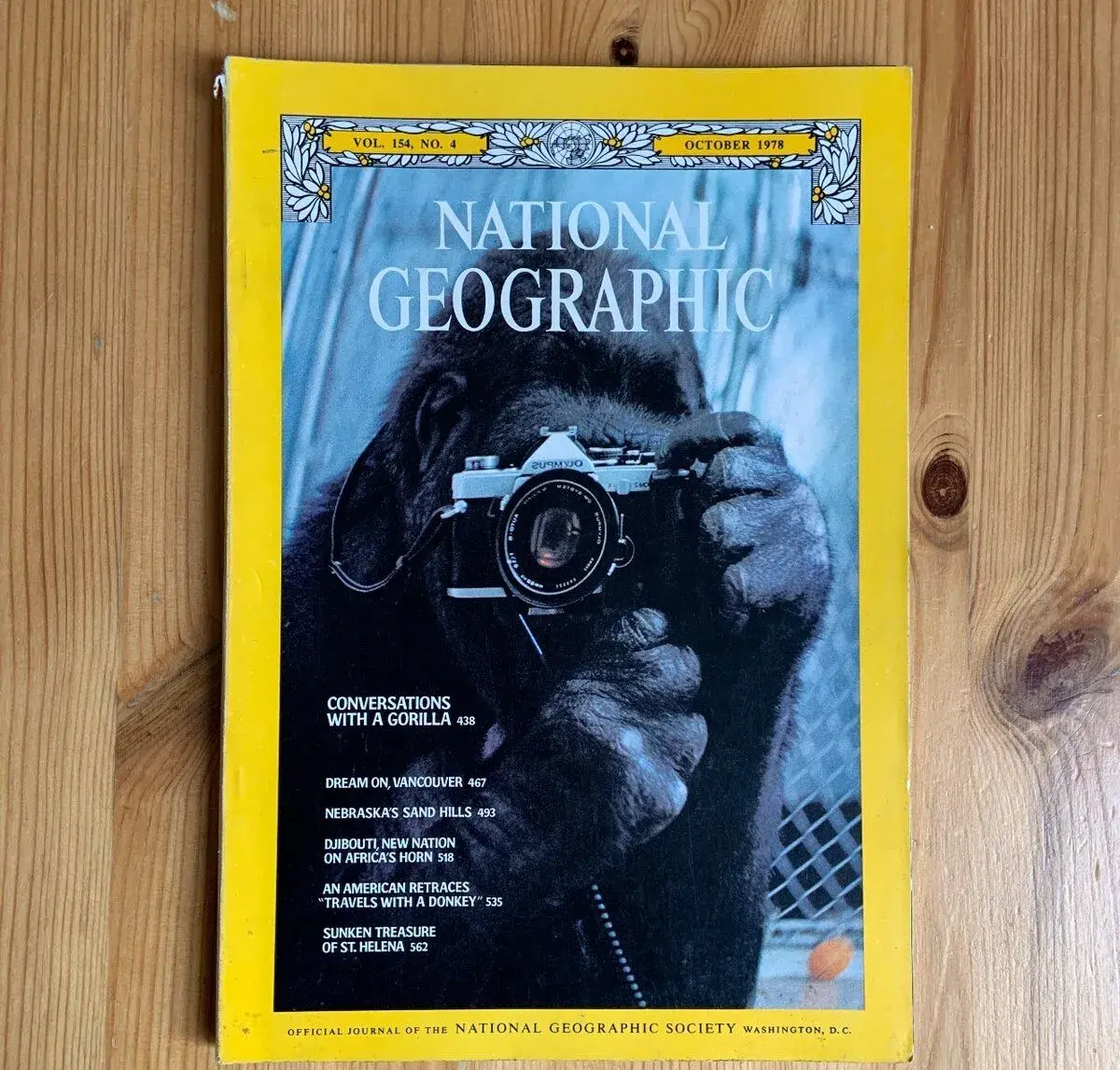 National Geographic 10/1978 US originál – Gorila Koko