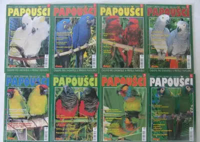 Papoušci 2001 - 2021 - komplet.