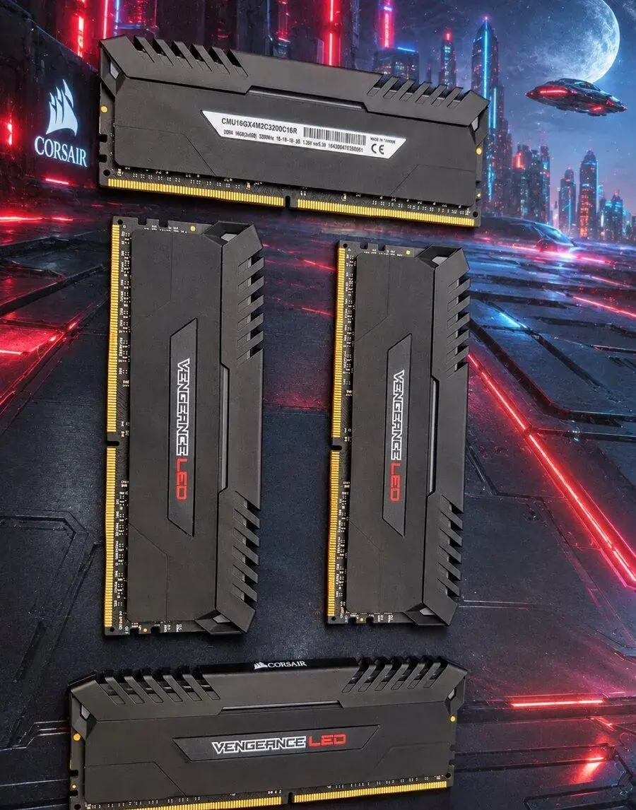 🔥 Corsair Vengeance LED RED – 32 GB DDR4 3200 MHz CL16 🔥