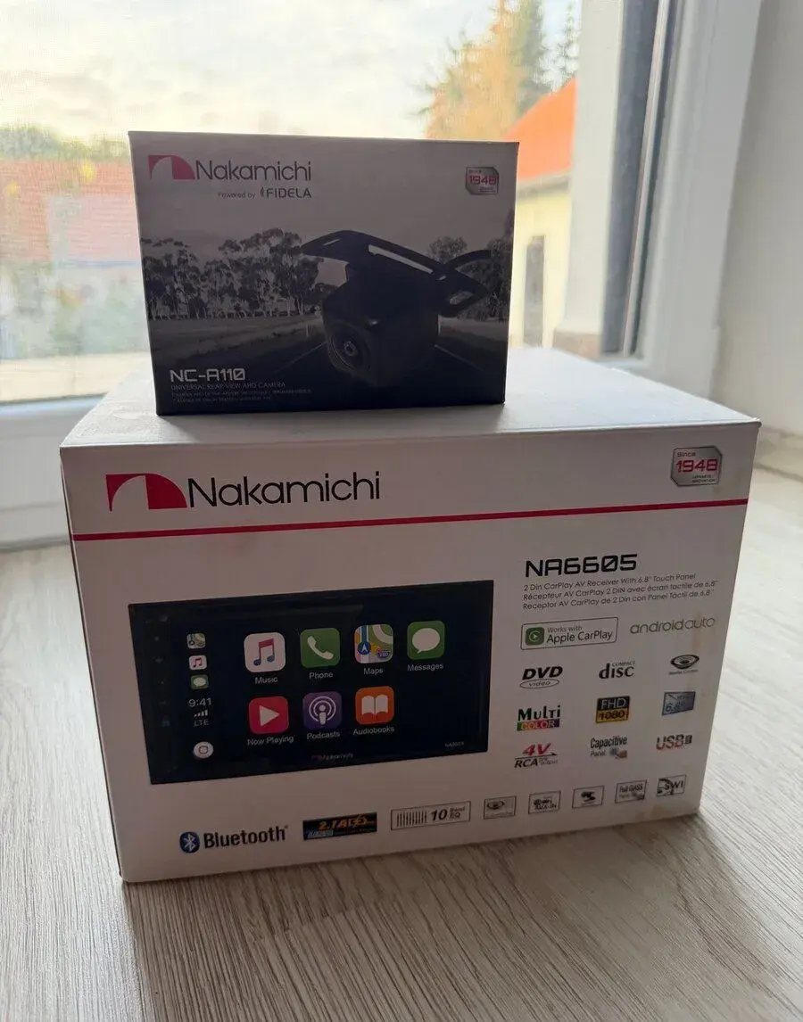 2din Nakamichi + kamera NOVÉ jen rozbalené
