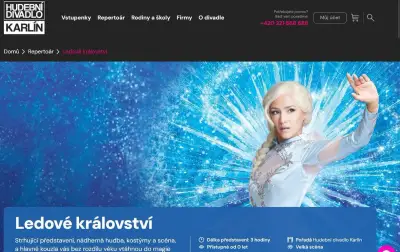 Ledové Království - muzikál Hudební divadlo Karlín