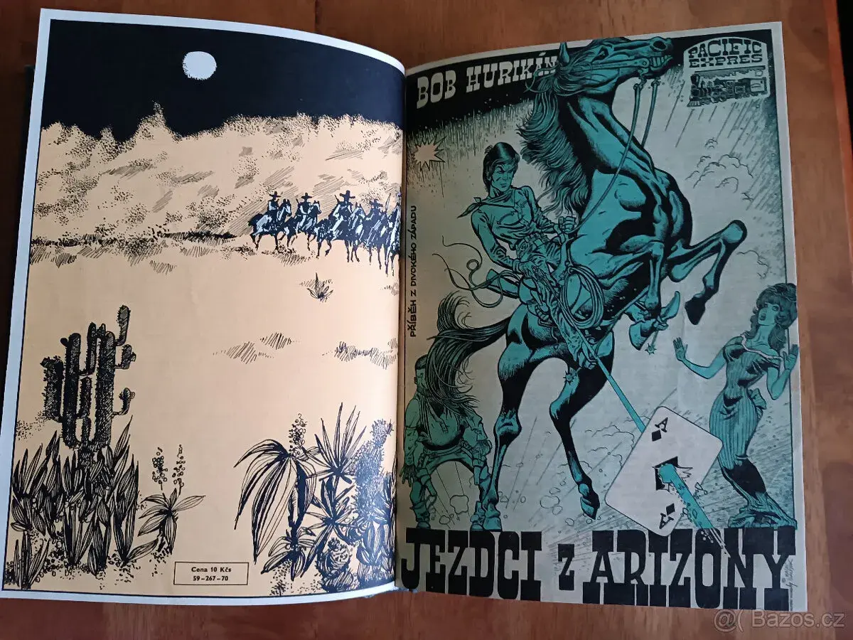 Jezdci z Arizony - Hurikán Bob, Kája Saudek 4x svázáno v kni