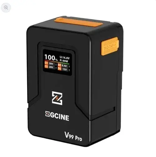 ZGCINE ZG-V99PRO V-Mount Baterie 99Wh,USB-C, foto,video, new
