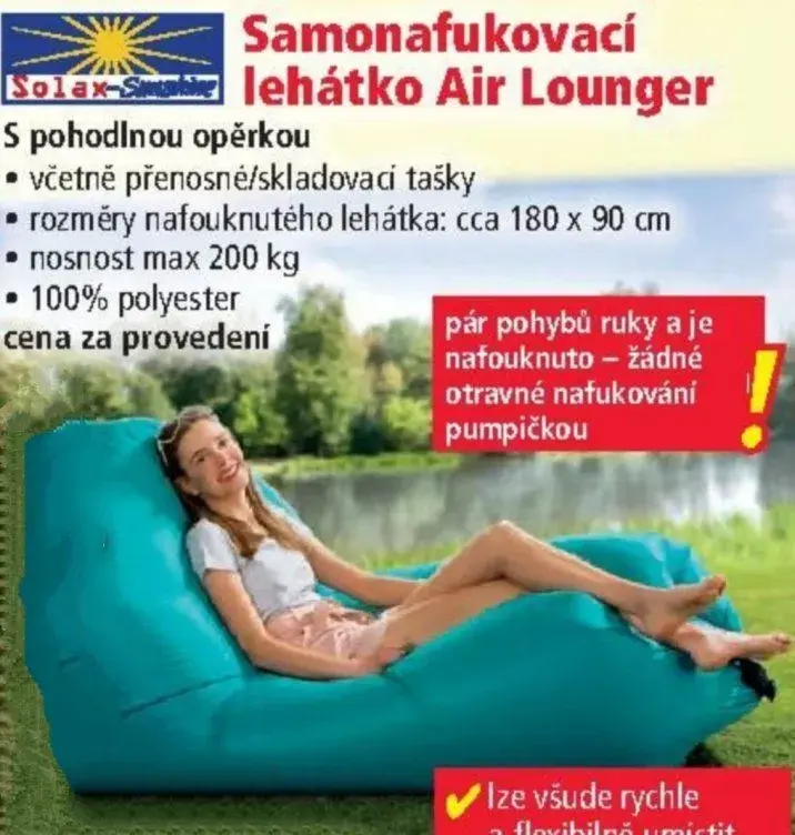 Lehátko Air Lounger