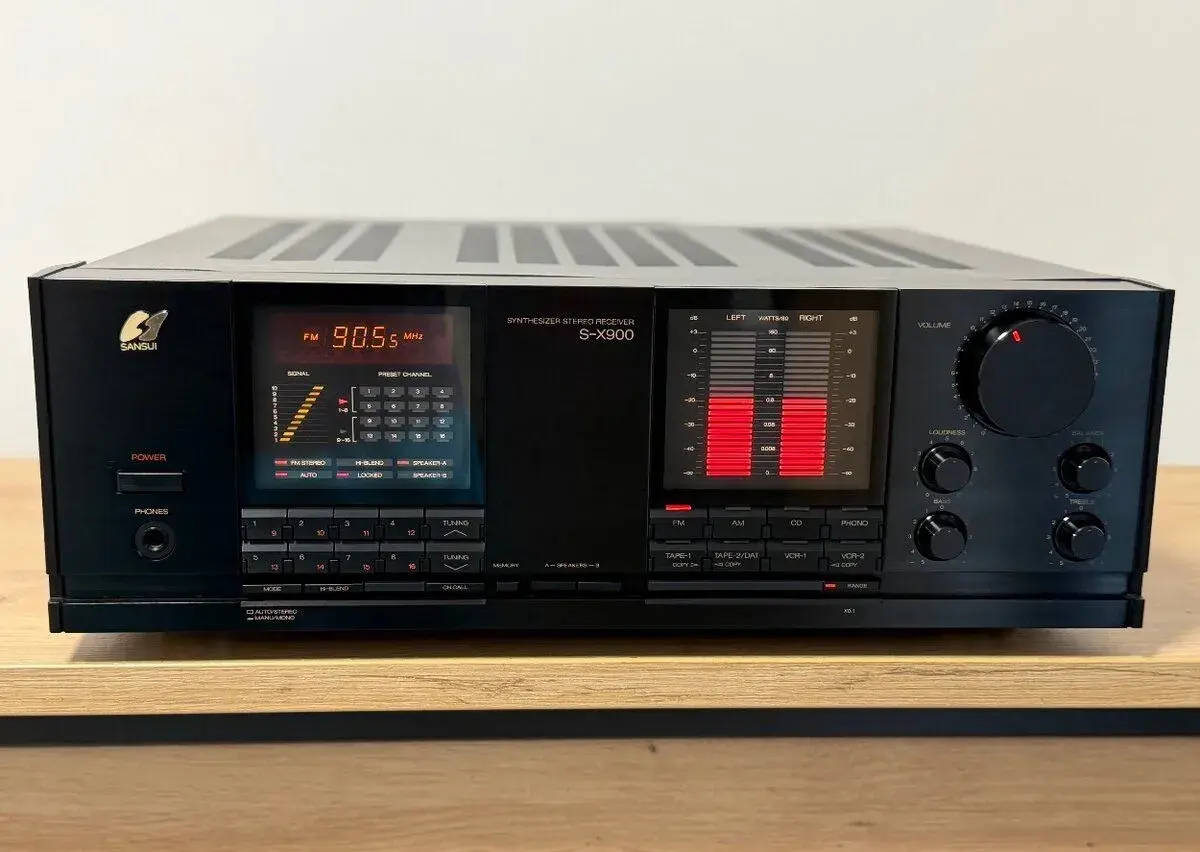 SANSUI S-X900 ŠPIČKOVÝ STEREO RECEIVER 13 KG