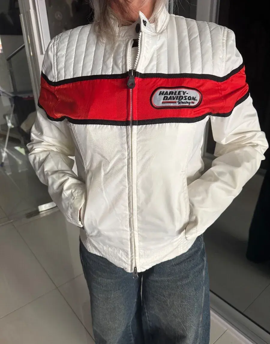 Harley davidson bunda bílá