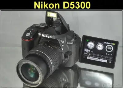 Nikon D5300+18-55mm 24,2MPixFull HDV 13000 Exp