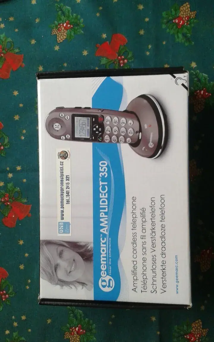 Bezdrátový telefon Geemarc Ampl.350 pro nedoslýchavé