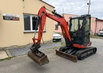 Minibagr KUBOTA U27-4, 2017, naklápěcí svah. lžíce