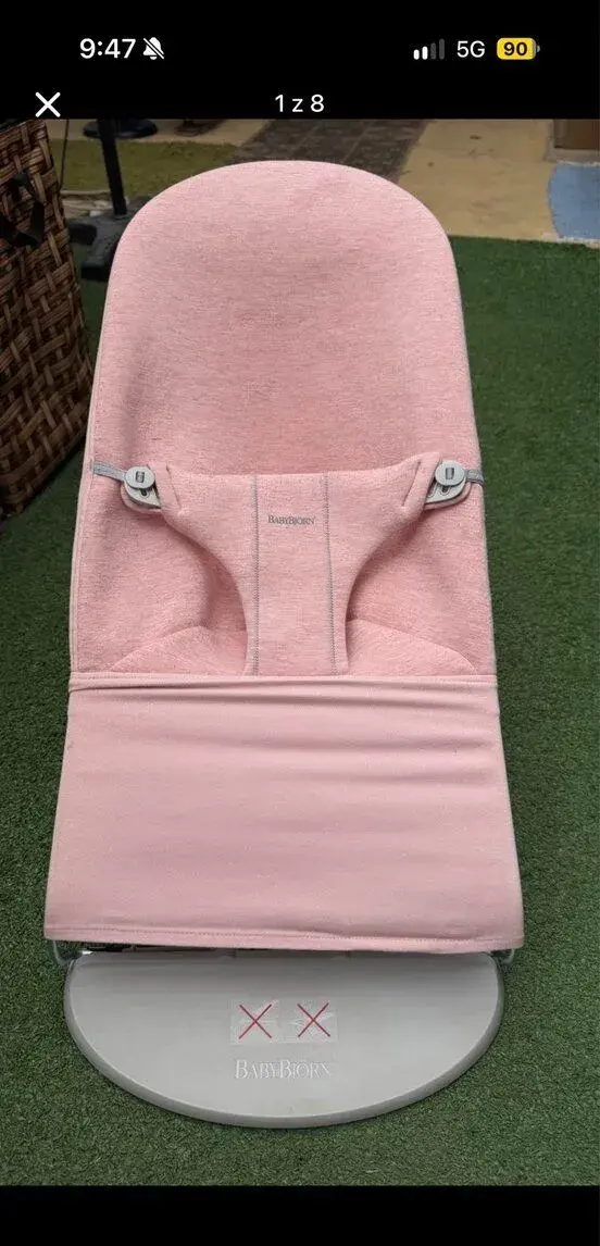 Babybjorn lehátko 3D jersey pink