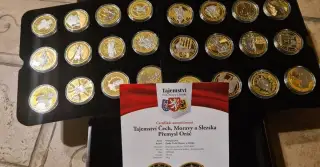 kolekce mincí tajemství Cech a Moravy