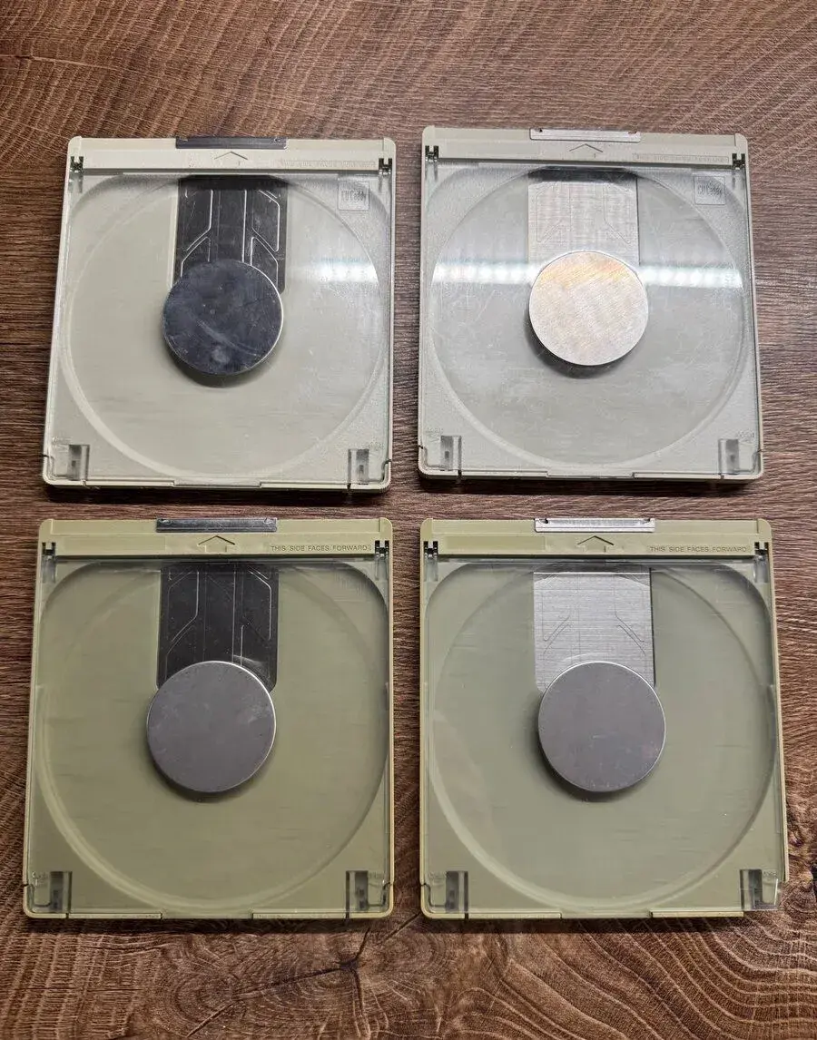 Retro CD-ROM Caddy pouzdra-4ks (Made in Japan/USA)