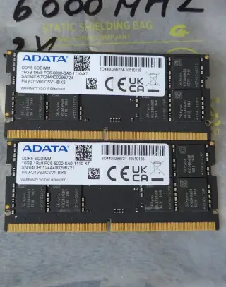 Adata ddr5 32gb (2x16) 6000mhz SO-DIMM rám