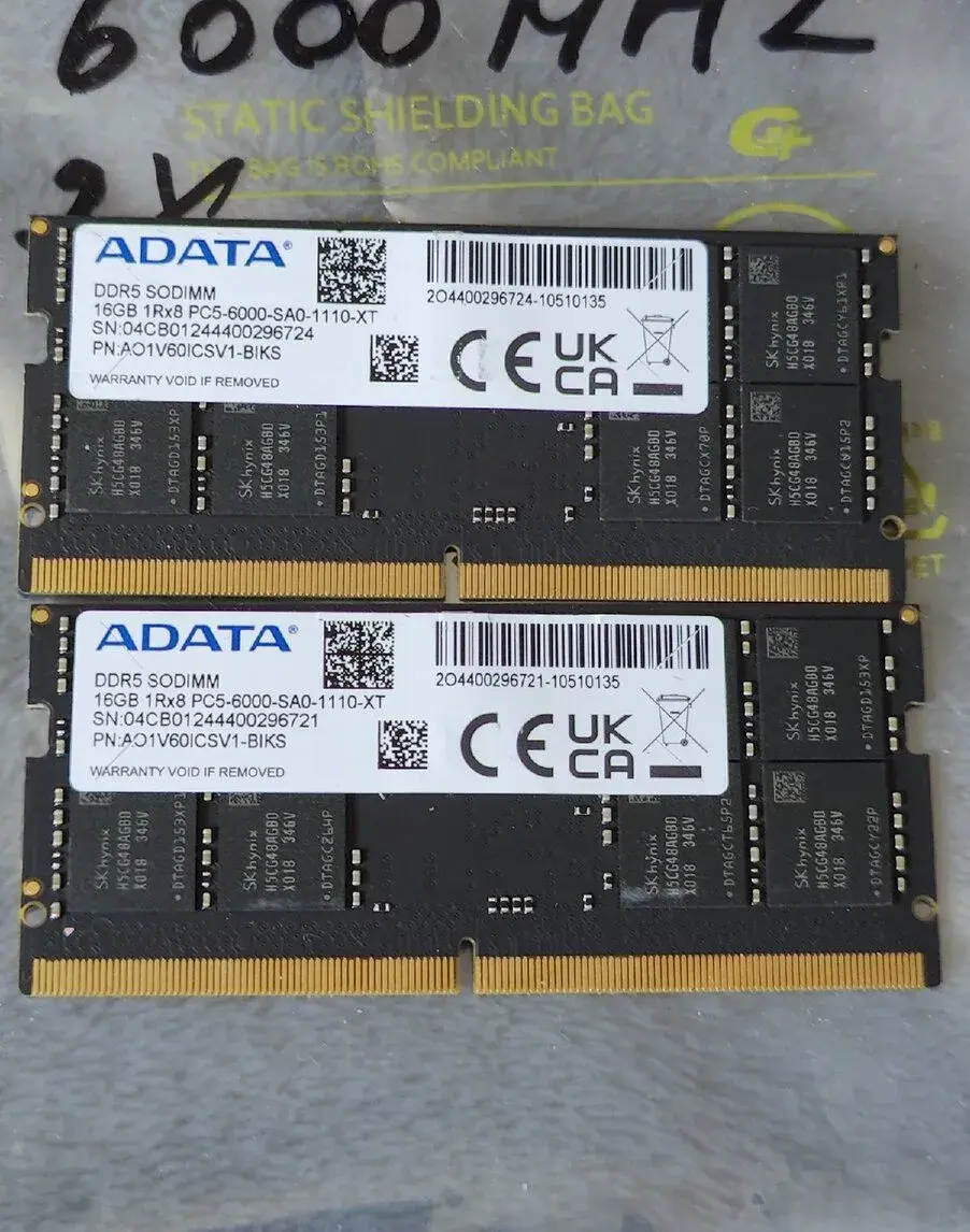 Adata ddr5 32gb (2x16) 6000mhz SO-DIMM rám
