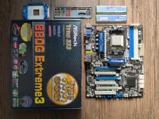 ASRock 880G Extrime + CPU+ RAM