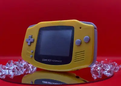 Game Boy Advance ve vzácné žluté + Pokémon Ruby (TOP STAV)