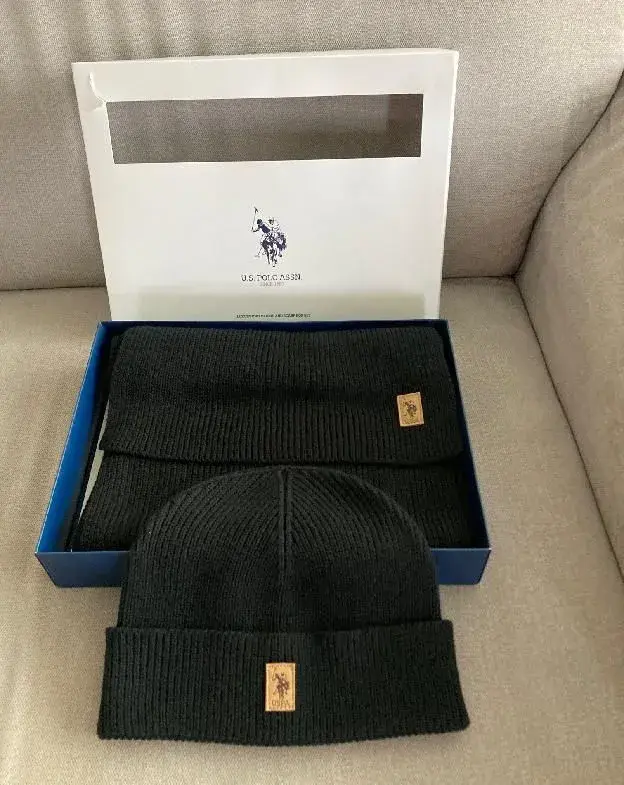 Dárkové balení set čepice a šála zn. U.S. Polo Assn