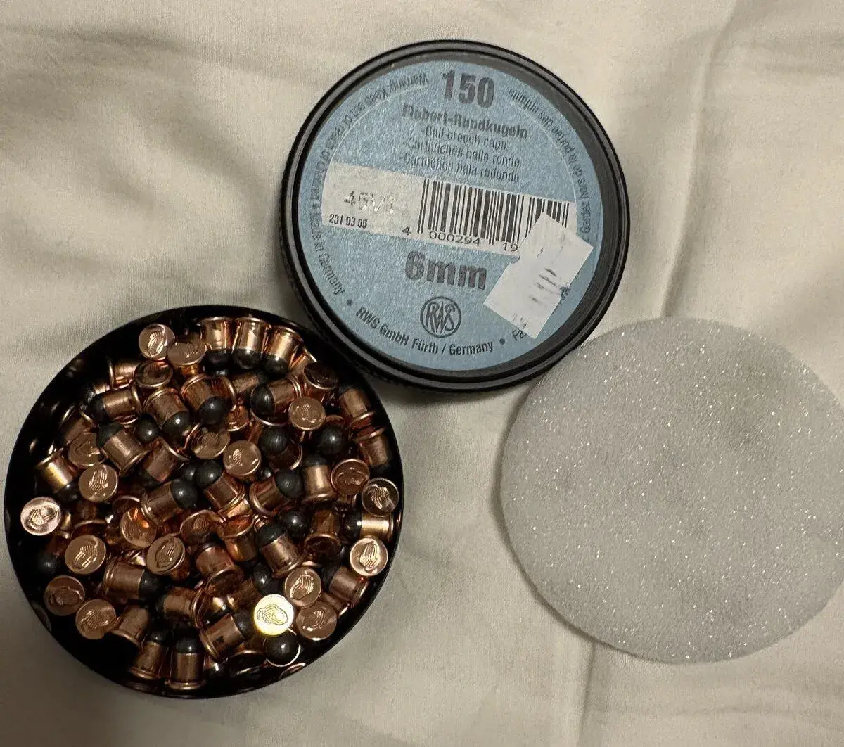 Náboje RWS KULIČKA cal. 6mm Flobert 150ks