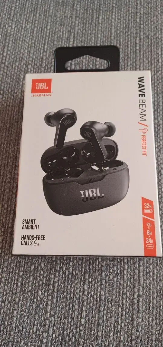 Bluetooth sluchátka JBL Wave Beam - Sleva