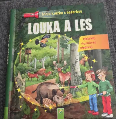 Knížka s baterkou louka a les