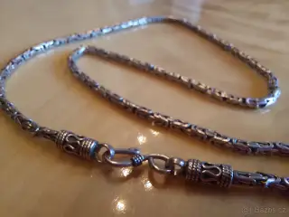 Stříbrný řetízek byzantský 4mm