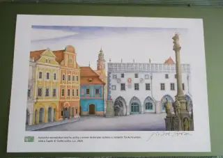 Český Krumlov-pamětní list NOVINKA