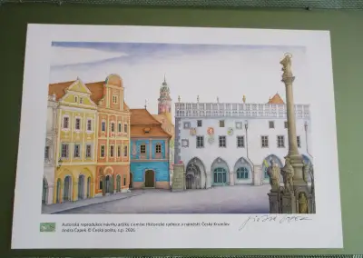 Český Krumlov-pamětní list NOVINKA