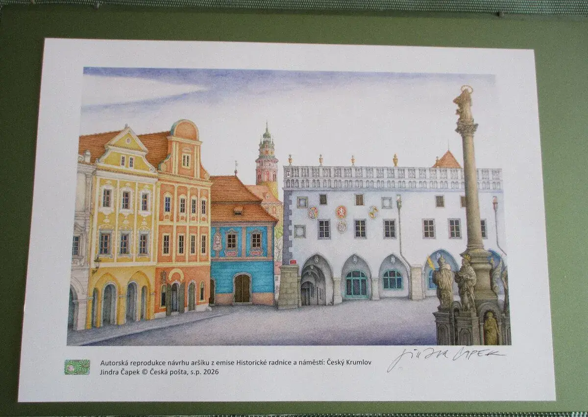 Český Krumlov-pamětní list NOVINKA