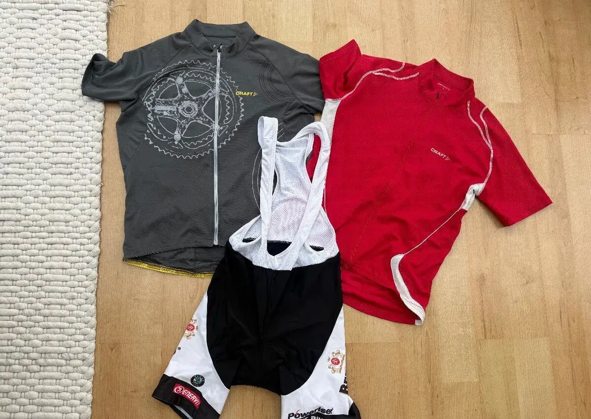 Cyklo trička Craft+kalhoty