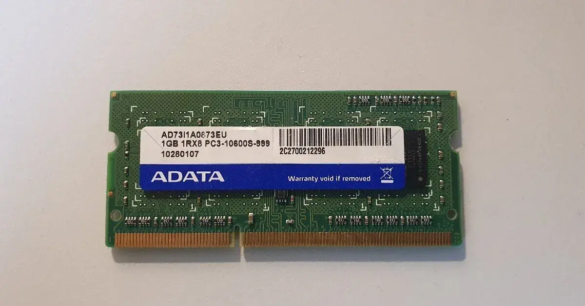 Notebooková paměť ADATA AD73I1A0873EU DDR3-1333 1GB