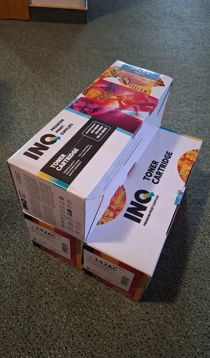 3× toner HP 142A / W1420A – 2 nové + 1 rozbalený, pro M110w