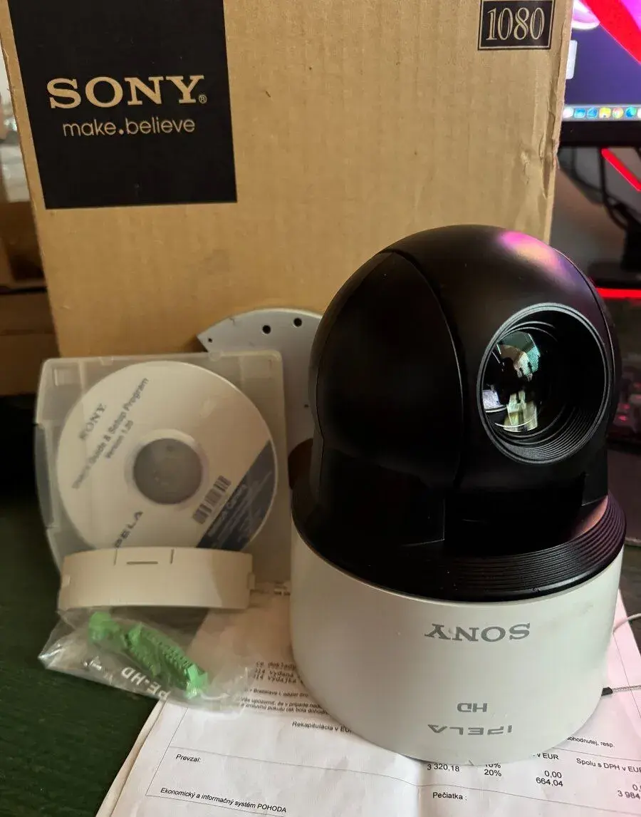 Profesionální otočná IP kamera SONY SNC-EP580