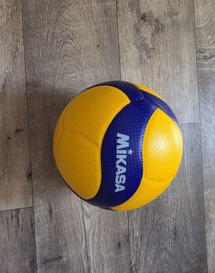 Volejbalový míč Mikasa žlutomodrý V200W